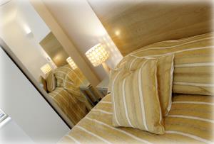 Bedroom in a one bedroom apartment