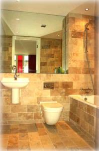 Bathroom in a two bedroom apartment