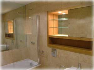 Bathroom in a one bedroom KSpace Harrogate apartment - Click to enlarge