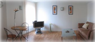 Lounge in a one bedroom KSpace apartment - Click to enlarge