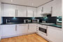 Kitchen area in a KSpace Serviced Apartment in Sheffield